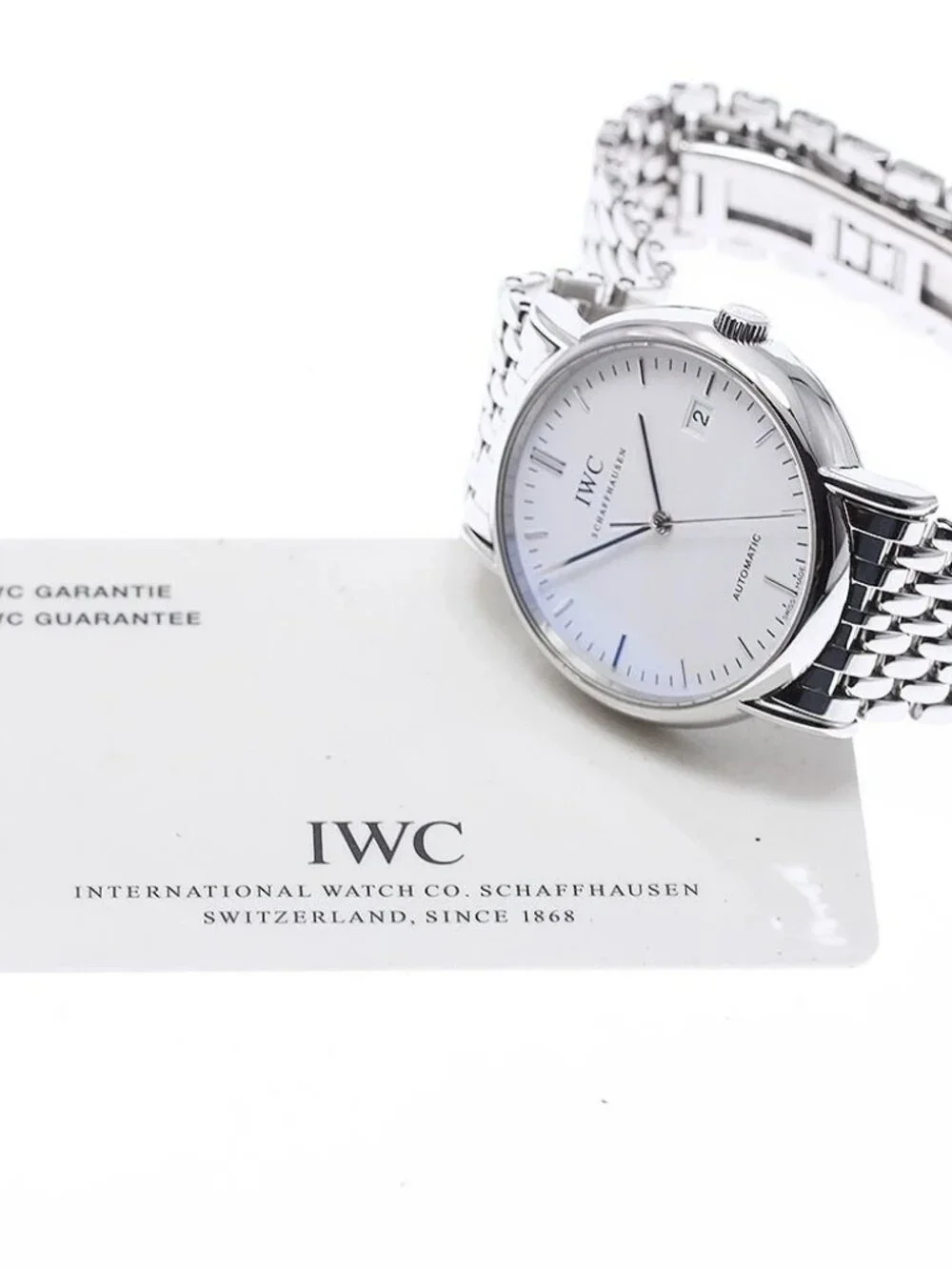IWC SCHAFFHAUSEN Portofino Date white Dial Automatic Men's Watch_965557